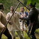 A re-enactment of a militia patrol. (Colonial Williamsburg)